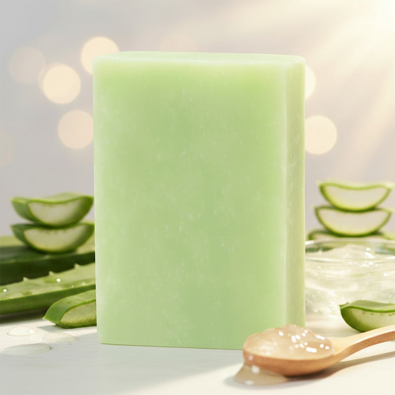 Handgeschöpfte Seife mit Aloe Vera