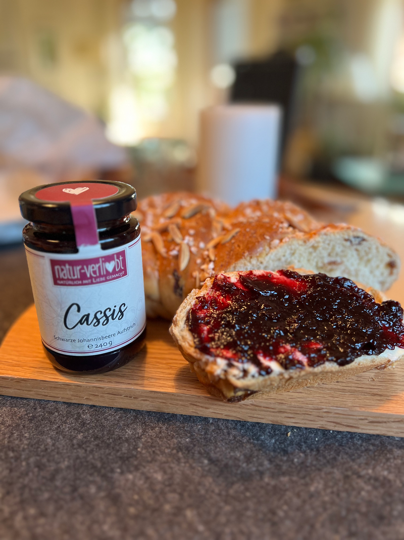 Cassis - schwarze Johannisbeere Aufstrich 240 g
