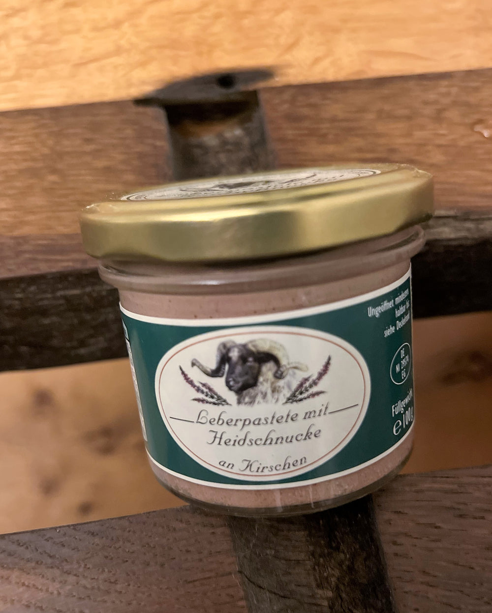 Leberpastete mit Heidschnucke an Kirschen
