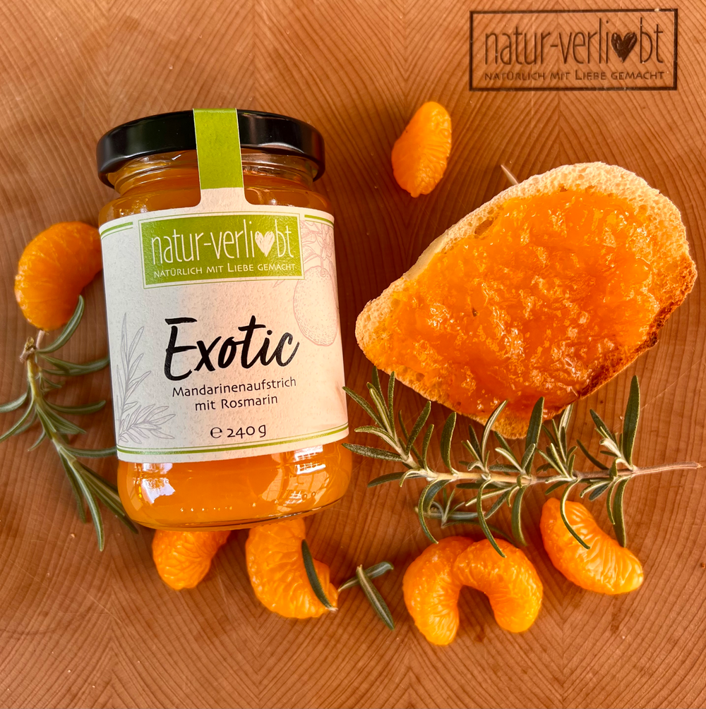 Exotic - Mandarinenaufstrich mit Rosmarin - 240g