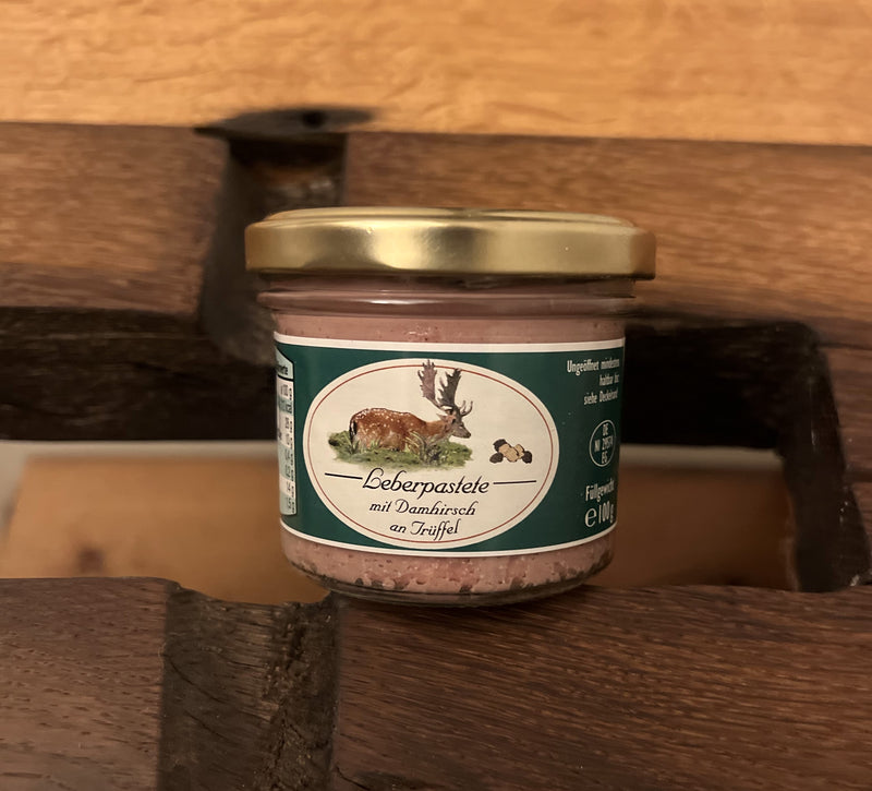 Leberpastete mit Damhirsch an Trüffel